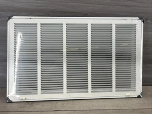 28" x 16" Stahl Rückluftfiltergitter für 1" Filter - abnehmbare Stirnseite/Tür - Bild 1 von 5
