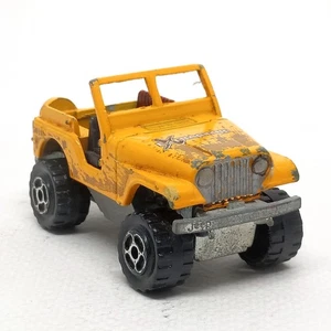Majorette Jeep CJ-7 4x4 Extractor Yellow 1:54 3" Pre-Owned 002 - Picture 1 of 8