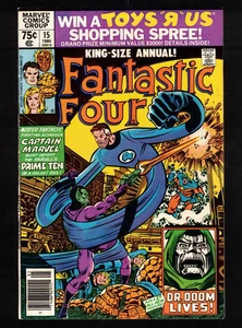 Fantastic Four King-Size Annual 15 Skrull! Dr. Doom! Sehr guter Erhaltungszustand - Marvel Comic 1980 - Bild 1 von 14