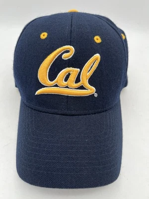 Zephyr Z Fitted Hat CAL UC Berkeley Bears Men's 6 7/8 Navy Yellow - Image 1 of 4