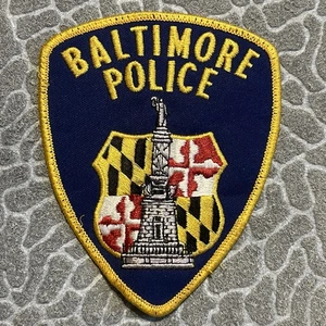 Baltimore Polizei Aufnäher - 4 x 5 Zoll - Bild 1 von 2