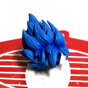 Dragon Ball Z Super Custom Head  SS Blue Goku NO FACE - Picture 1 of 2