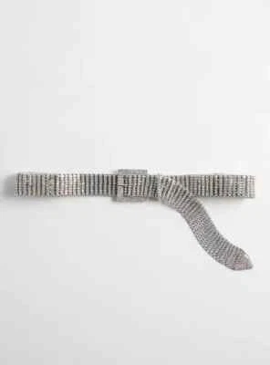 Cinturón de Metal Tórrido Embellecido Estrás Ajustable Talla 3 Se adapta a 22W 24W Nuevo Foto 1 de 3