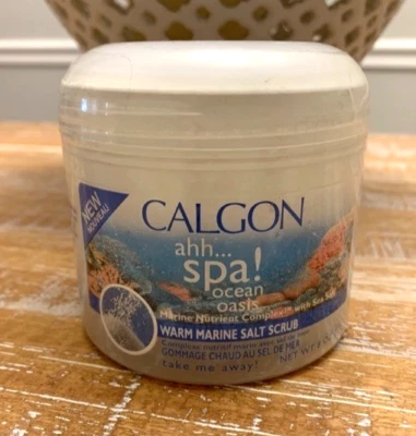 Calgon Spa Ocean Warm Marine Salt Scrub NEW Sealed Retired Item - Image 1 of 4