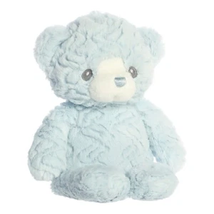 ebba - Huggy Bear - 13" Blue Snuggly Baby Stuffed Animal - Picture 1 of 4