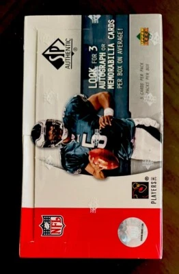 2005 SP AUTHENTIC Football Sealed Hobby Box 24 Packs Aaron Rodgers RC - Image 1 of 2