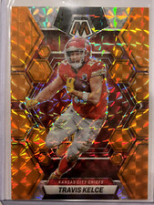 2023 TRAVIS KELCE ORANGE MOSAIC PRIZM /199 KANSAS CITY CHIEFS #113 NFL