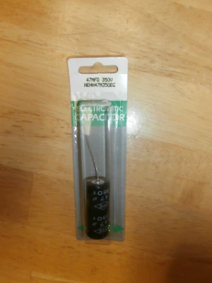 Capacitor eletrolítico axial NTE 47 MFD 350 VOLTS, 47UF - Imagem 1 de 3