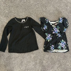 JAPNA & DREAM GIRL Lot Girls Size 8 & 7/8 Blouse Top Total of 2 - Picture 1 of 8