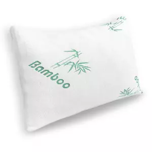 Queen Cooling Memory Foam Pillows Medium Firm Shredded Comfy Bed Pillows 1 Pack - Picture 1 of 8