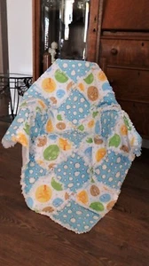 Handgefertigte Stoffdecke ~ Baby ~ Kleinkind ~ Doktor Seuss 29"X29" A-10 - Bild 1 von 3