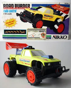 RARE VINTAGE 90'S NIKKO ROAD BURNER BURN OUT TURBO RADIO CONTROL 1:18 R/C NEW! - Bild 1 von 14