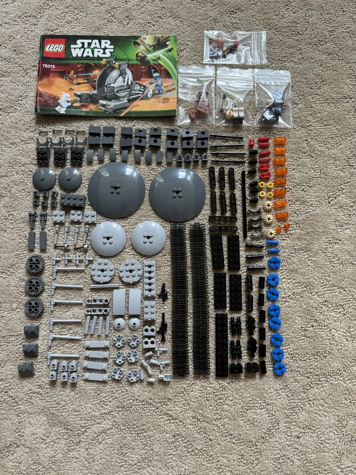 LEGO Star Wars 75015 CORPORATE ALLIANCE TANK DROID JANGO FETT COMPLETE PRISTINE - Image 1 of 4