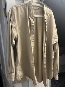Steve and Barry's Button Down Shirt Beige 3XL - Picture 1 of 2