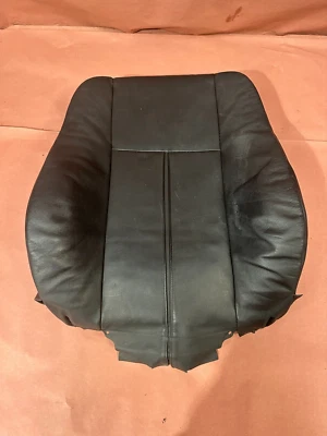 Respaldo asiento deportivo delantero derecho BMW E39 540I E38 cuero negro fabricante de equipos originales 140 k millas Foto 1 de 4