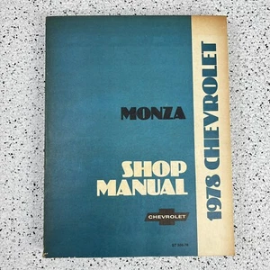 1978 Chevrolet Monza Shop Manual Original GM Dealer Service Manual ST 300-78 - Imagen 1 de 7