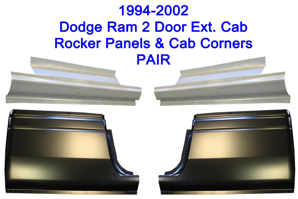 1994-2002 For Dodge Ram Pickup 2dr Extended Cab Corner & Rocker Panel Combo Kit - Image 1 of 1