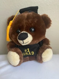 Graduation Teddy Bear Gift Class of Grad Bear Plush Stuffed Doll Tassel 6'' - Picture 1 of 1
