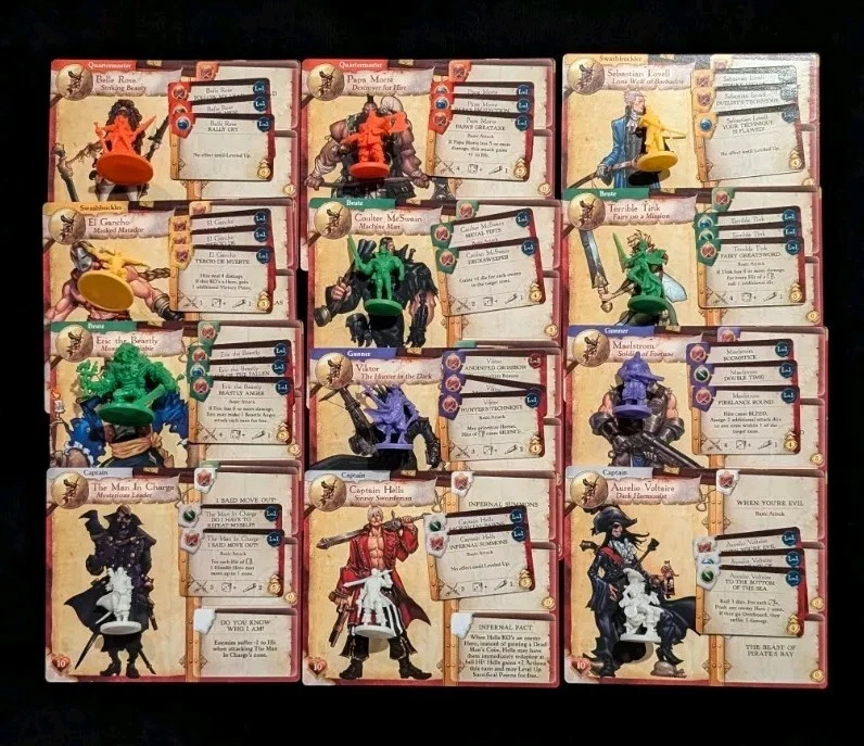 Rum and Bones: Second Tide Mercenaries Promo Sets #3 & #4 And Captains Set CMON - Image 1 of 4