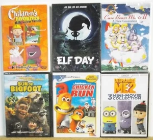 6 ANIMATED and FAMILY DVD movies Lot #M697 FREE US S/H Despicable Me Care Bears - Picture 1 of 1