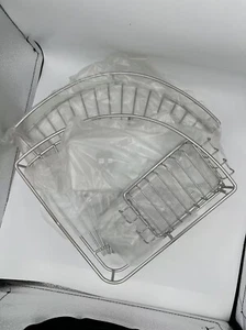 2 Pack shower caddies only fit 90° right angle corner Wall Mounted Bathroom  - Picture 1 of 1