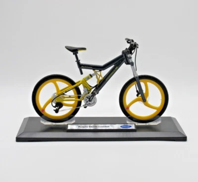 VTT Porsche Bike FS Evolution gris foncé métal à l'échelle 1/10 - Welly 12265 - Photo 1/2