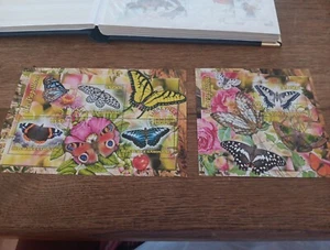 BLOQUE DE SELLOS POSTALES (MBJJ805) REPÚBLICA MARIPOSA GABONAISE - Imagen 1 de 1