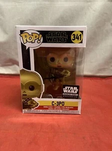 Funko POP Vinyl Star Wars C-3PO w/Bowcaster #341 Exclusive Smuggler's Bounty  - Picture 1 of 9