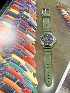 Reloj Hombre Panerai Luminor Marina Automático PAM00048 40mm OG Correa de Goma Verde - Imagen 1 de 16