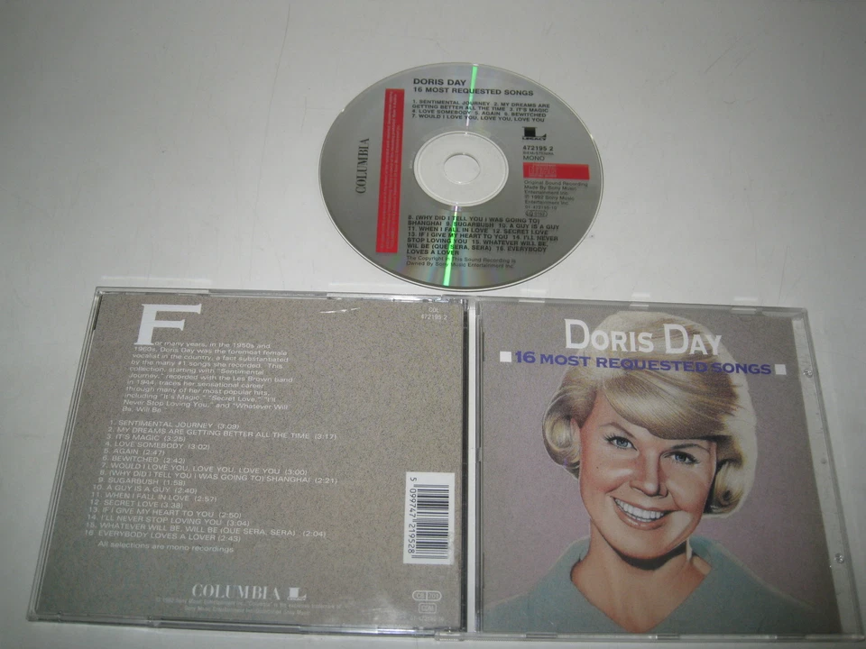 DORIS DAY/16 MOST REQUESTED SONGS(COLUMBIA/472195 2)CD ALBUM - Bild 1 von 1