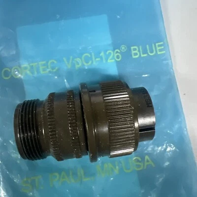Amphenol  MS3106A18-1S Circular Connector with stress relief 10 lead  wired 6' - Image 1 of 2