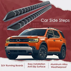 2PCs Side Steps Running Boards Fits for HONDA PASSPORT 2025 2026 Side Nerf Bars - Picture 1 of 6