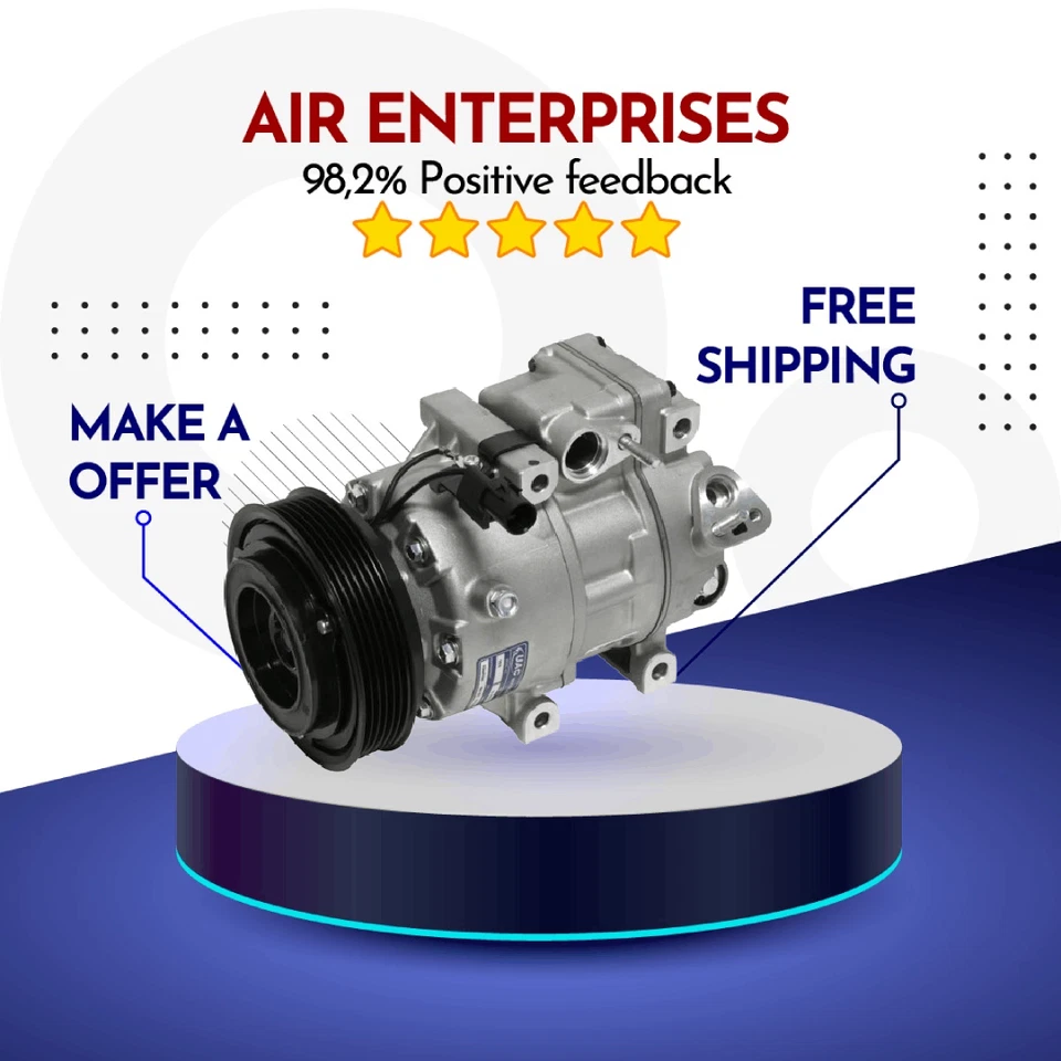 Compresor aire acondicionado apto para Hyundai Sonata 2009-2010, Kia Optima 2009-2010 Foto 1 de 1