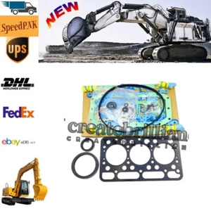 D1301 New Full Head Gasket Set Kit For Kubota D1301DA Engine L295DT L295F L305DT - Picture 1 of 4