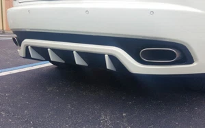 Maserati Granturismo GranCabrio 2007-16 rear 4pc Diffuser Fins Sportline Black - Picture 1 of 12