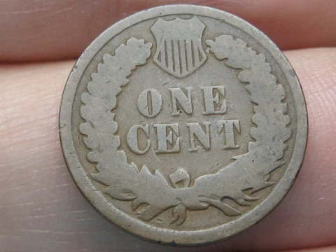1886 Indian Head Cent Penny, Variety 1, Var 1, T1, Type 1- Good Details Cover