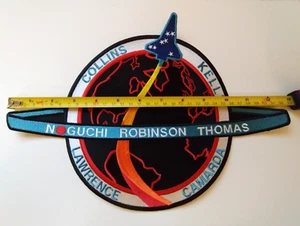 Seltener großer 12 1/2" x 8" STS-114 Space Shuttle Discovery Mission Crew Patch - Bild 1 von 6