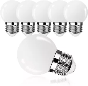 E26 LED Light Bulb,G14 1W,1 Watt Small Night Light Bulbs,3000K Soft White,80L... - Picture 1 of 7