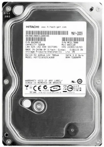 Hard Drive Hitachi Deskstar 7K1000 HDT721032SLA360 7200RPM SATA II 16MB 3.5" - Picture 1 of 3