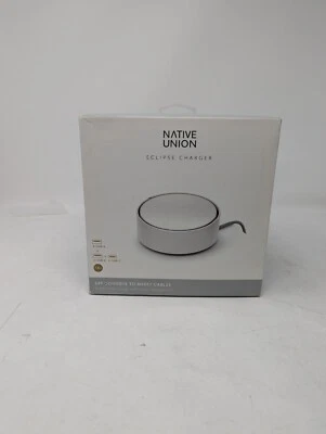 Native Union Eclipse Charger 3 -Port Charger 7.8A Cable Management  White - Image 1 of 2
