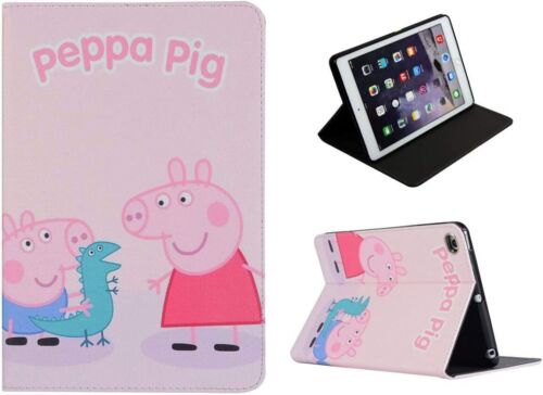 For iPad Pro 10.5 / 10.2 / Air 3 / iPad 8 Peppa Pig Cartoon Pink New Case Cover