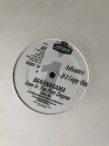RARE BANANARAMA WHITE LABEL PROMO BUNDLE. Love In The First Degree. WOW. 12” VGC - Picture 1 of 5