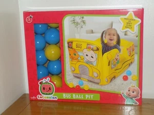 Cocomelon Inflatable Bus Ball Pitt - 20 Colourful Play Balls - BRAND NEW - Afbeelding 1 van 1