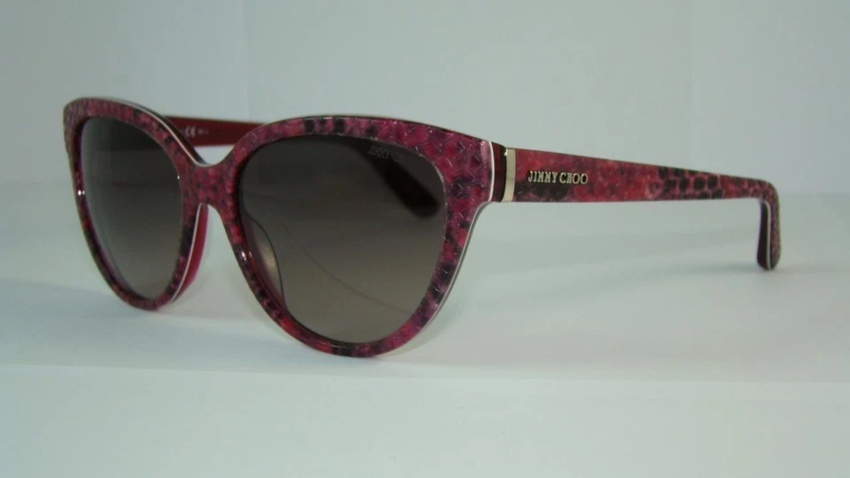 Gafas de sol JIMMY CHOO ODETTE/S 6UL/XQ fucsia pitón ojo de gato gris degradado S 58 Foto 1 de 1
