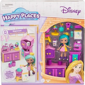 Disney Happy Places Playset Rapunzel Arts 'n' Crafts Theme Pack - New - Picture 1 of 4