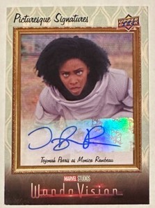 2022 UD WandaVision Picturesque Signatures Teyonah Parris Monica Rambeau Auto