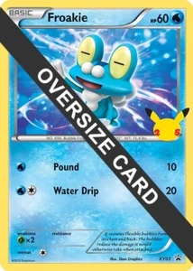 Pokemon Froakie XY03 First Partner Pack 25th Anniversary Jumbo Promo Card - Picture 1 of 3