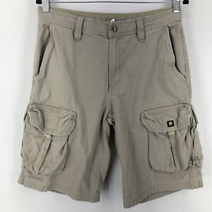 The North Face Mens 30 Cargo Shorts A5 Series Utility Work Outdoor Tan Canvas