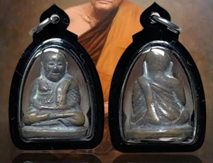 Phra LP Ngern Wat Bang Klan Temple Waterproof Pendant Thai Buddha Amulet - Picture 1 of 2