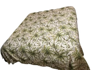 1970's King Bedspread Colonial Williamsburg Barbados Sand (King Size) - Picture 1 of 8